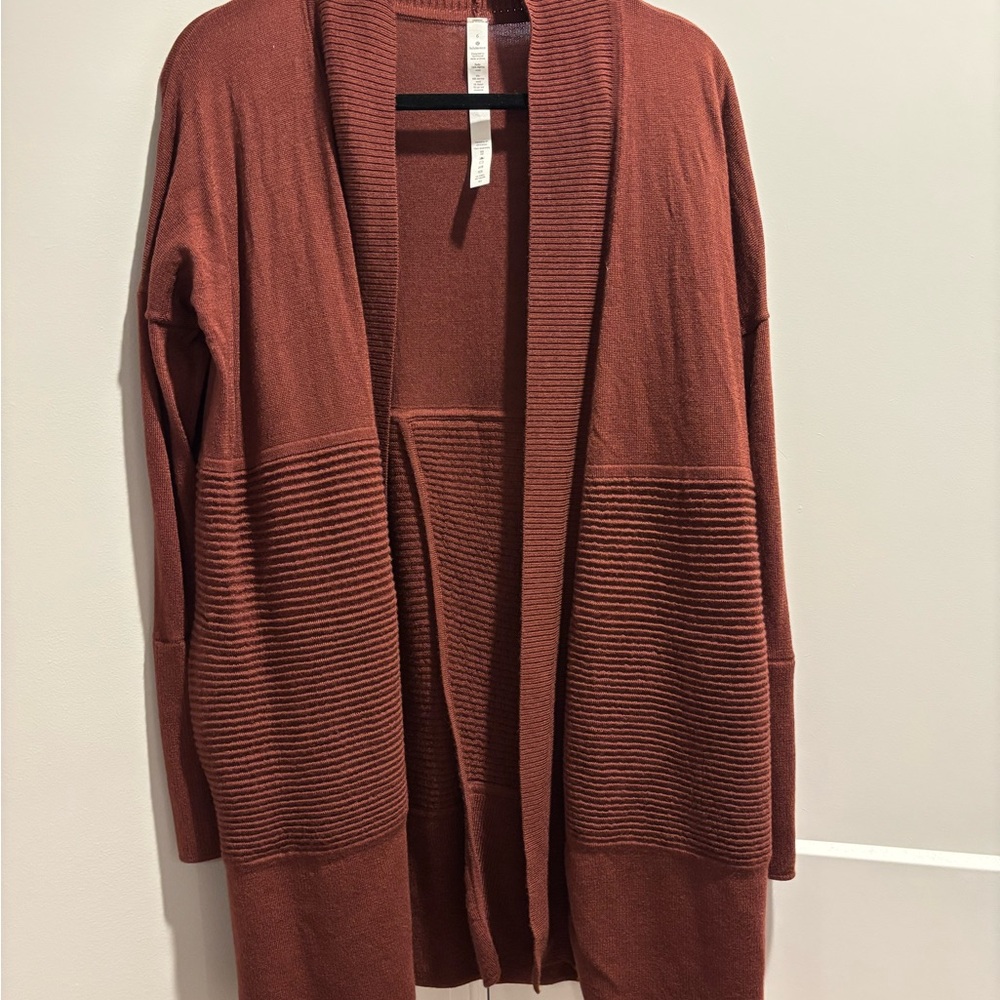 Lululemon Women's Rust Cardigan Sweater
